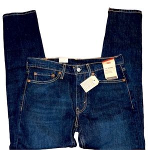 New Men’s Levi’s 510 Skinny Stretch Dark Blue Jeans